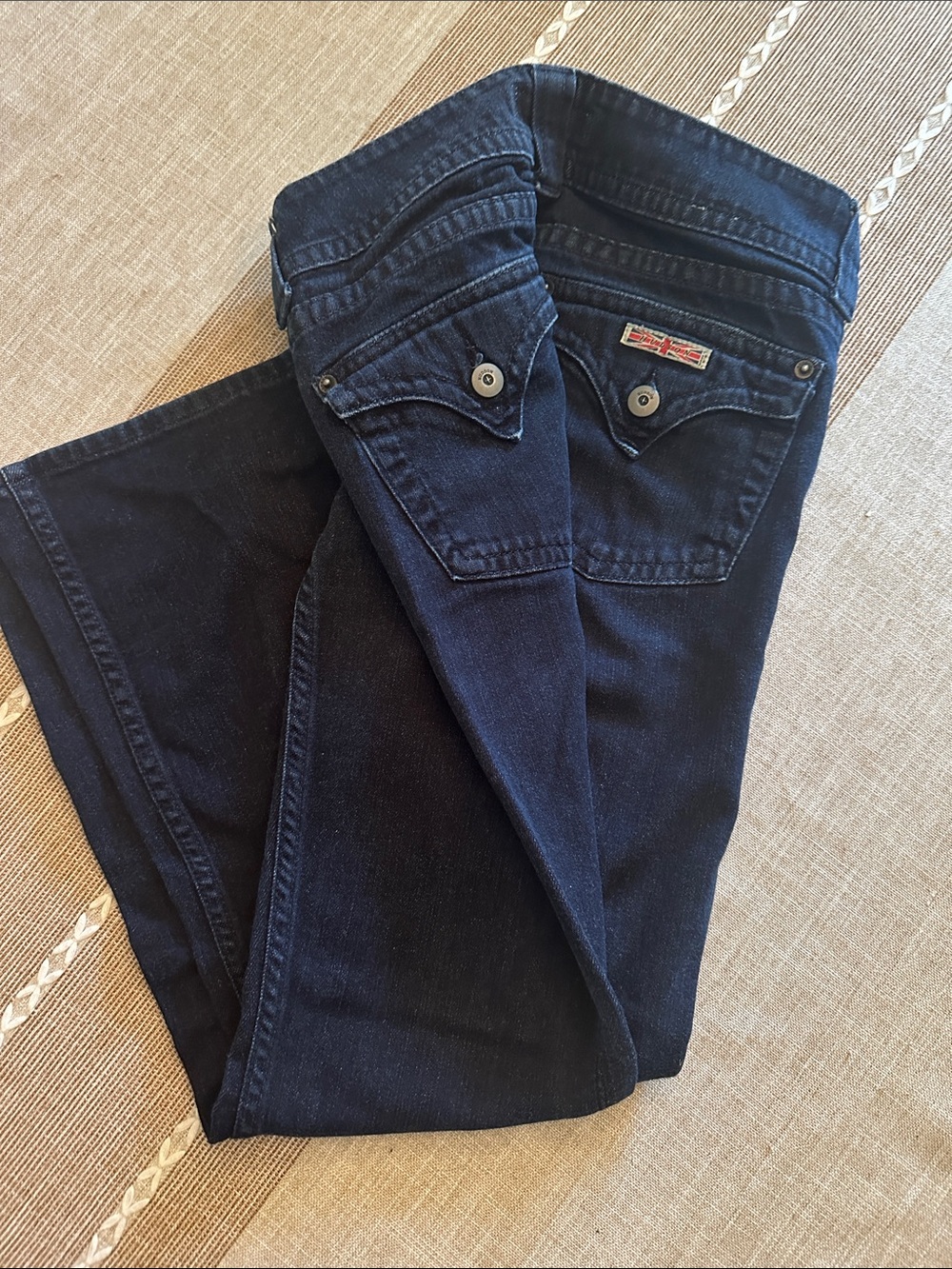 Hudson Jeans Women’s Dark Indigo Bootcut with Pocket Flap